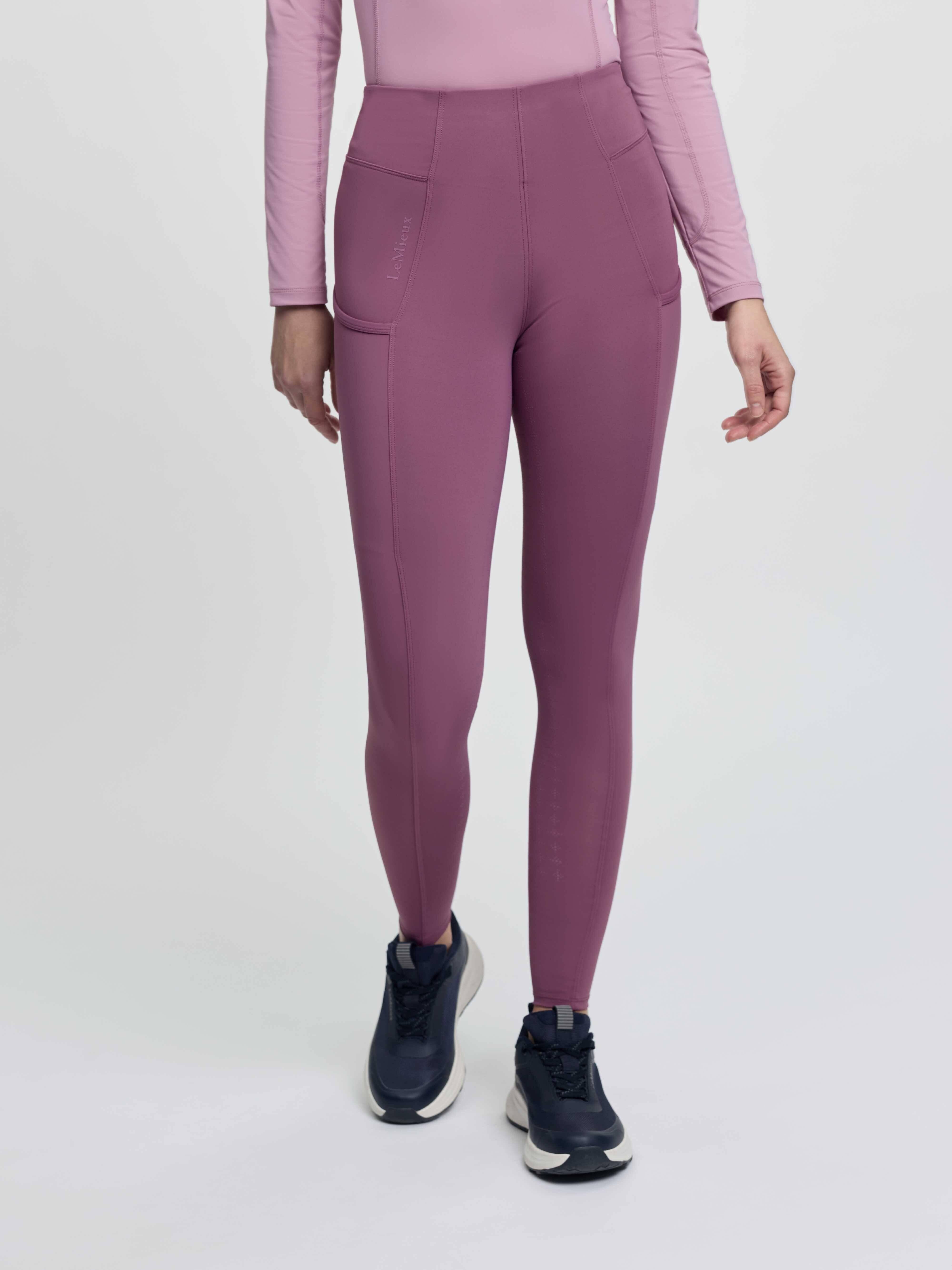 LeMieux Lydia Mesh Riding Leggings Womens In Aqua