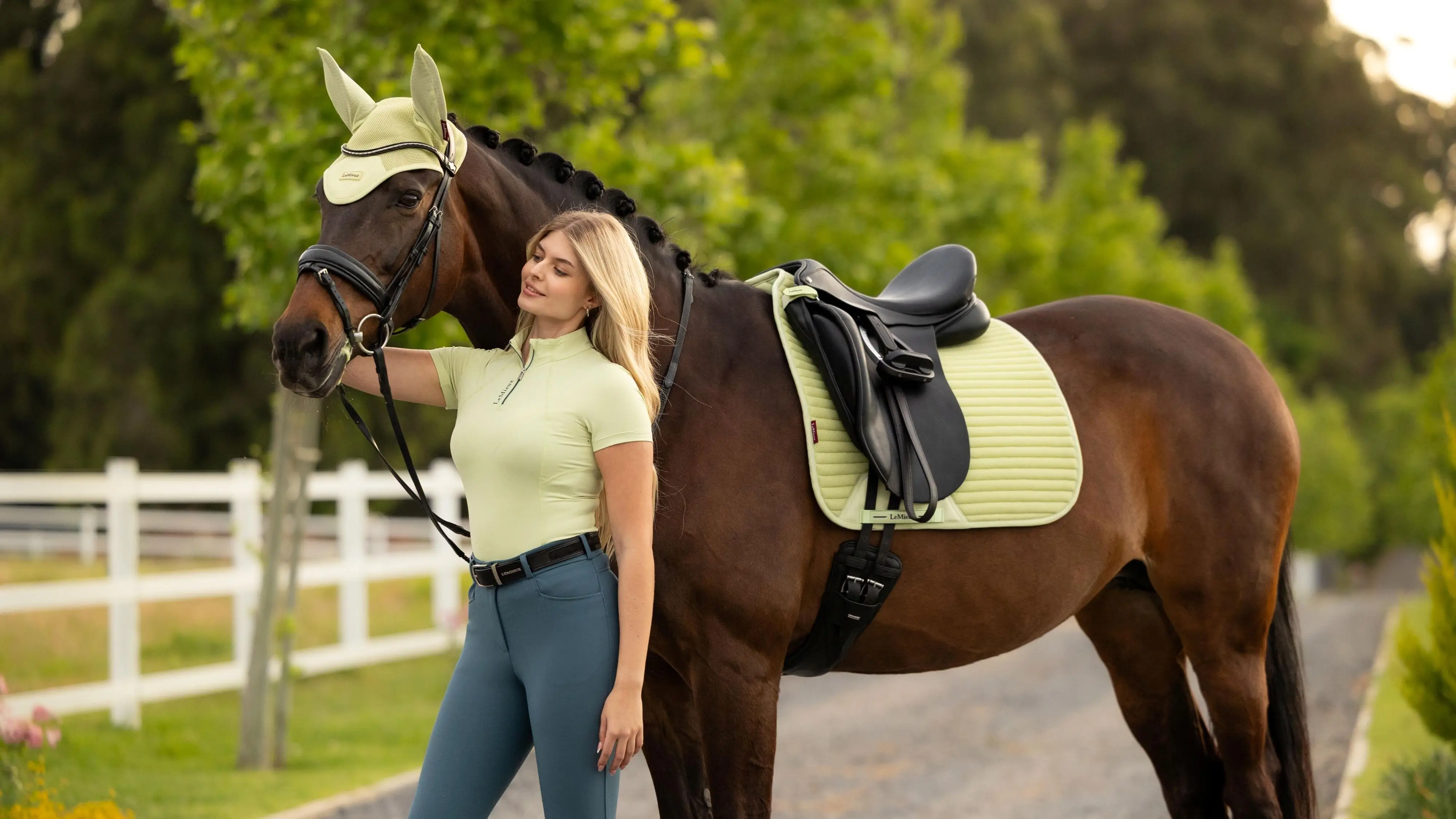 Air-Tek Mesh Dressage Square Macaron Saddle Pads
