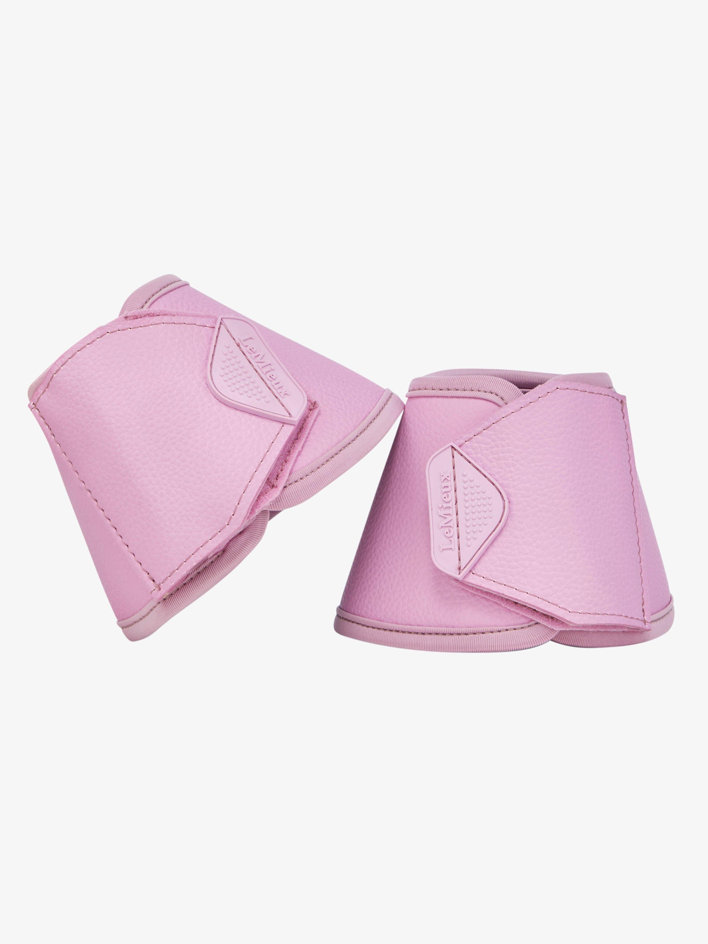 LeMieux Paire De Cloches OverReach En Caoutchouc – Bottes De Protection Cheval, Anti-Frottement, Velcro Double, Noir