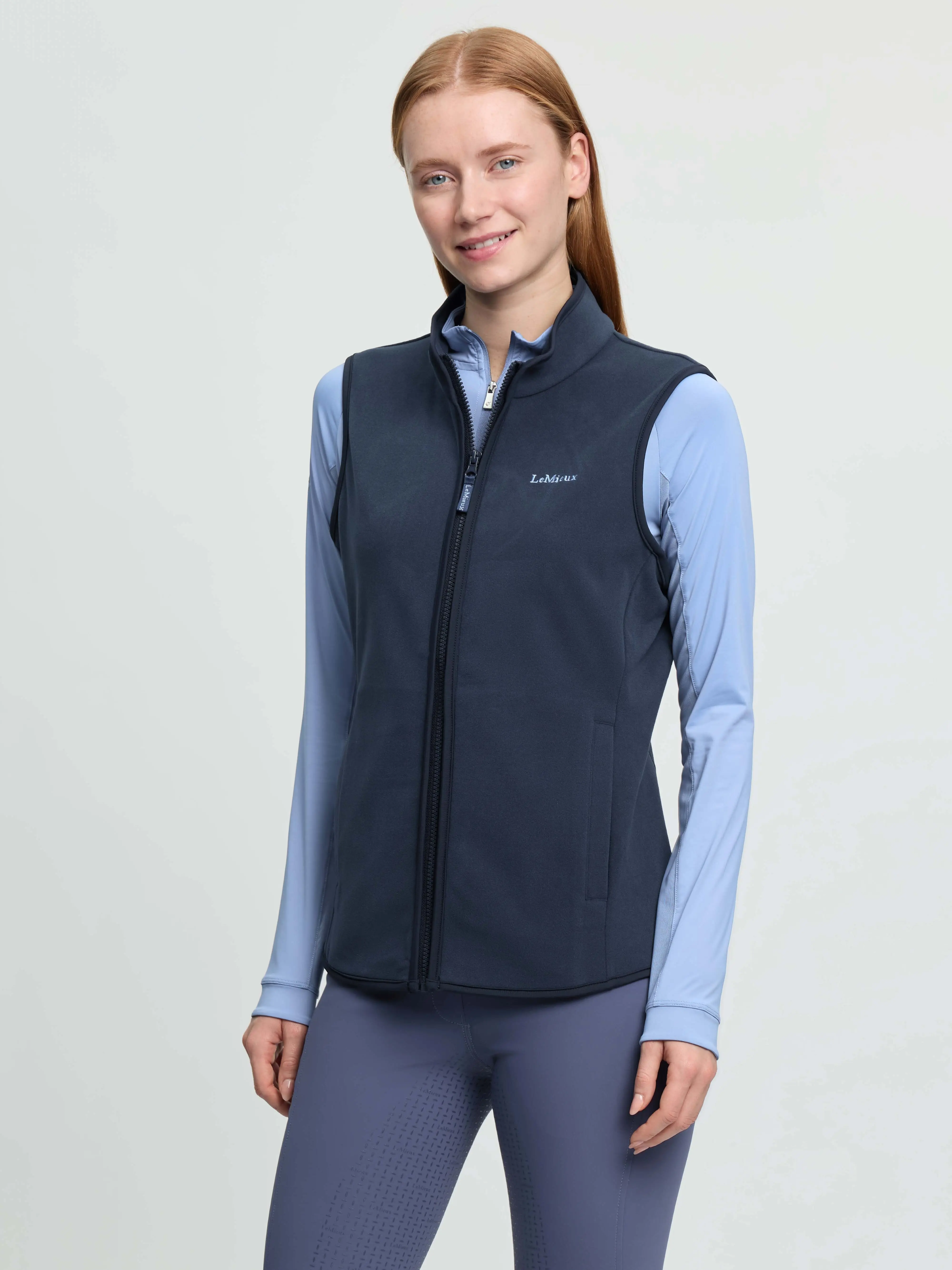 Roberta Fleece Gilet Navy Clothing