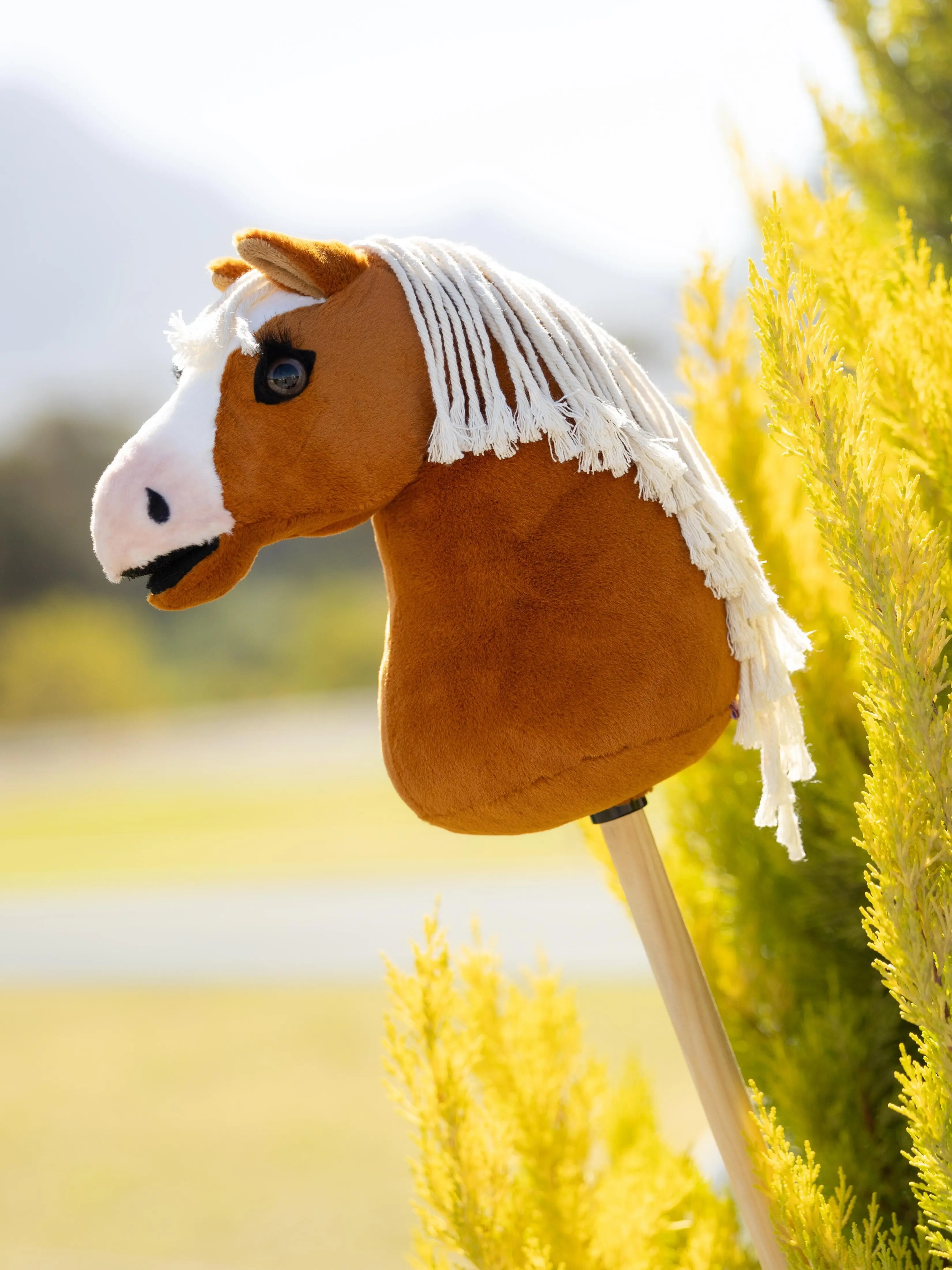 LeMieux Hobby Horse Mini Sundance – Caballo De Palo Ligero Para Niños De 3 Años En Adelante