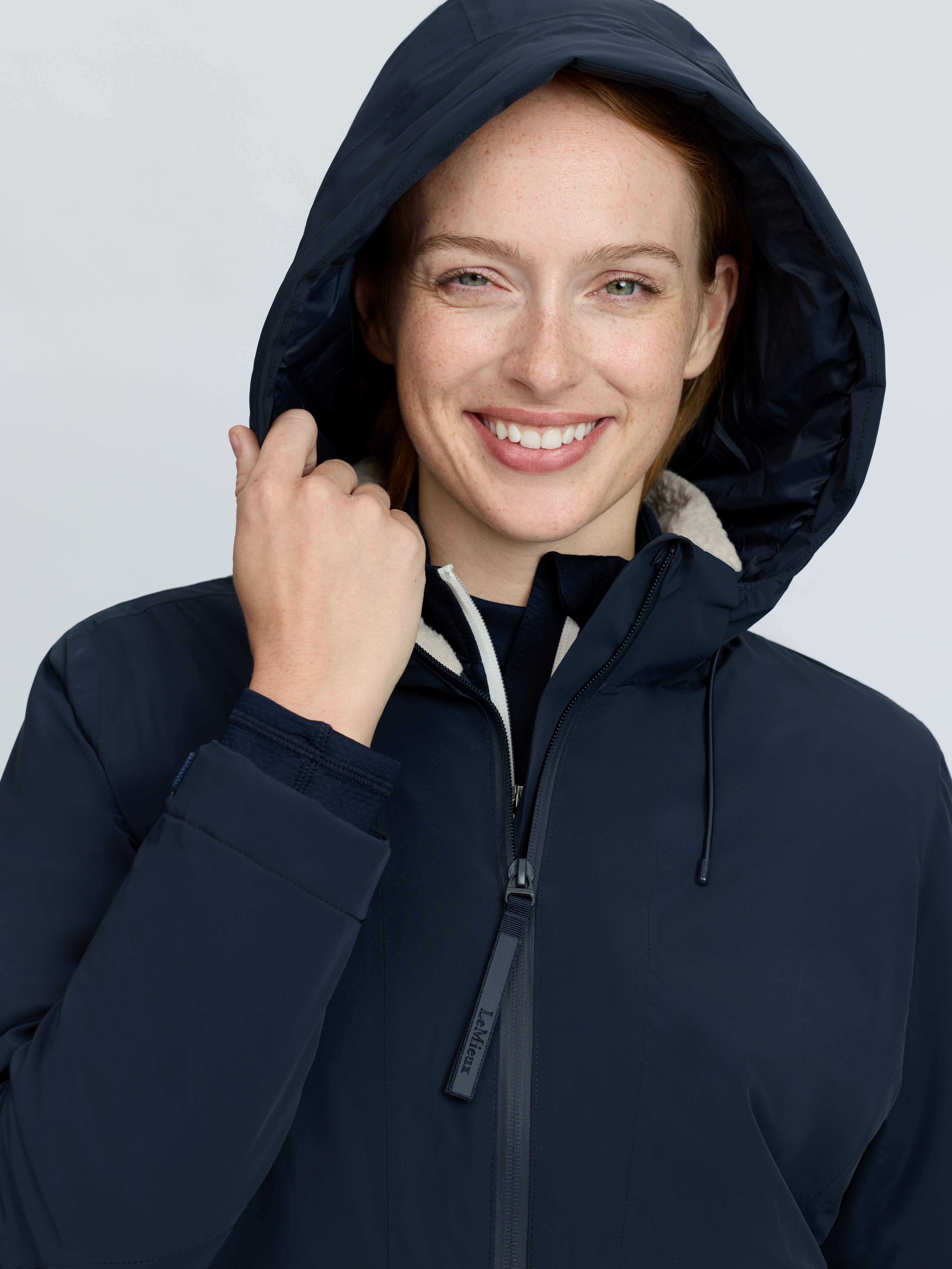 Phoebe Half Zip Waterproof Anorak Navy Clothing