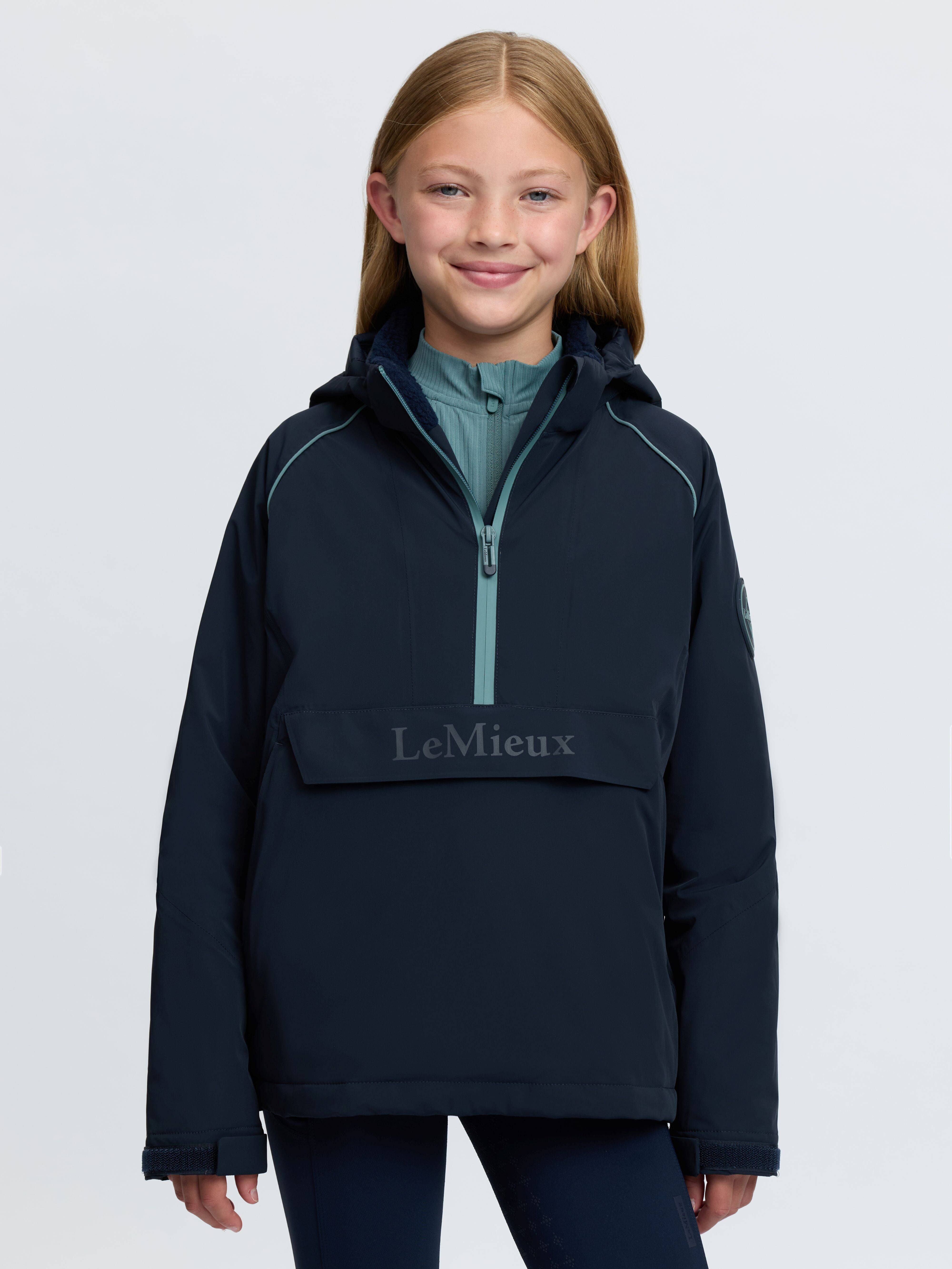 Young Rider Bailey Waterproof Anorak Navy Clothing