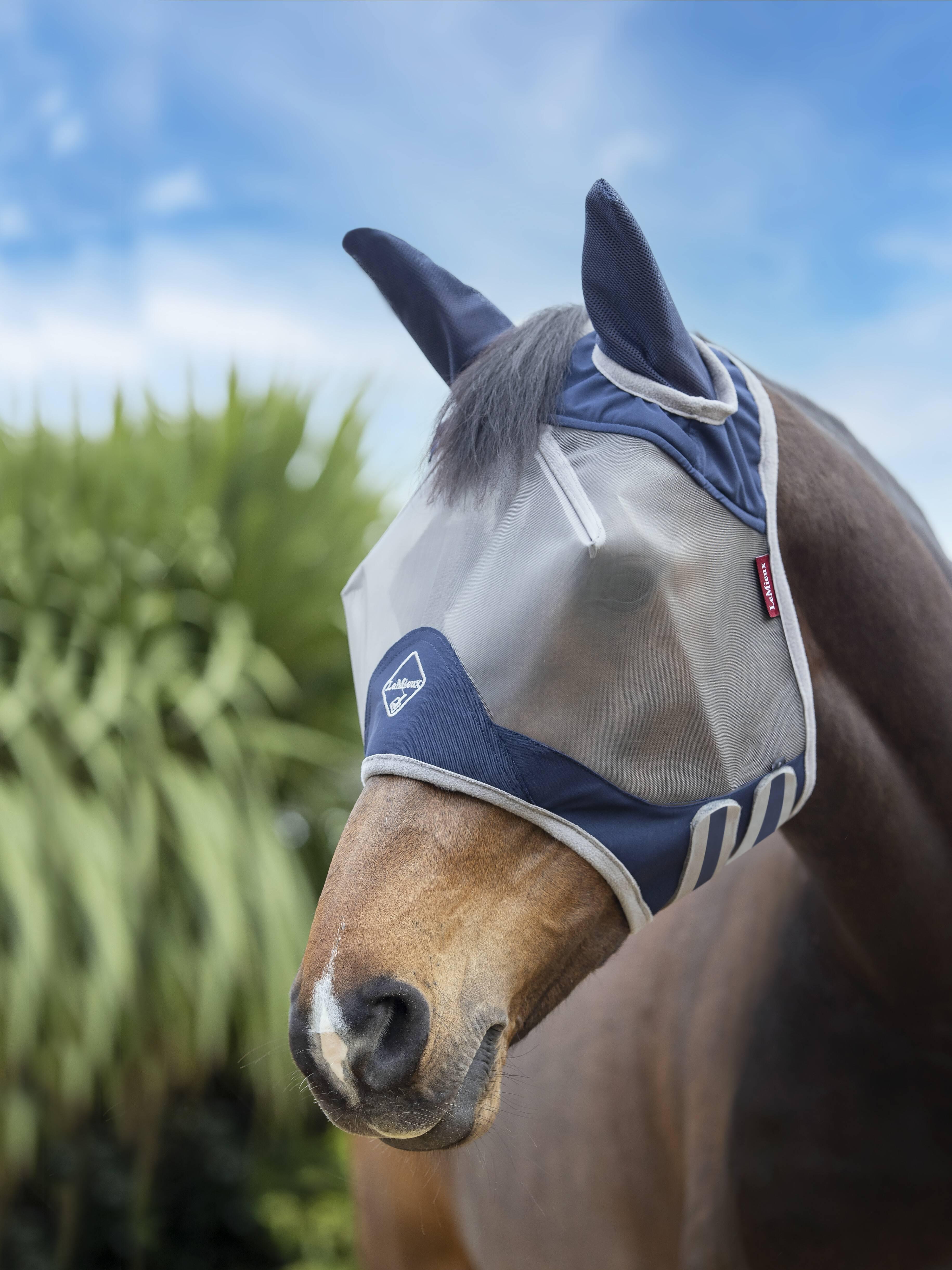 SHIRES EQUESTRIAN - Masque à Mouches FlyGuard Pro Deluxe w/Oreilles
