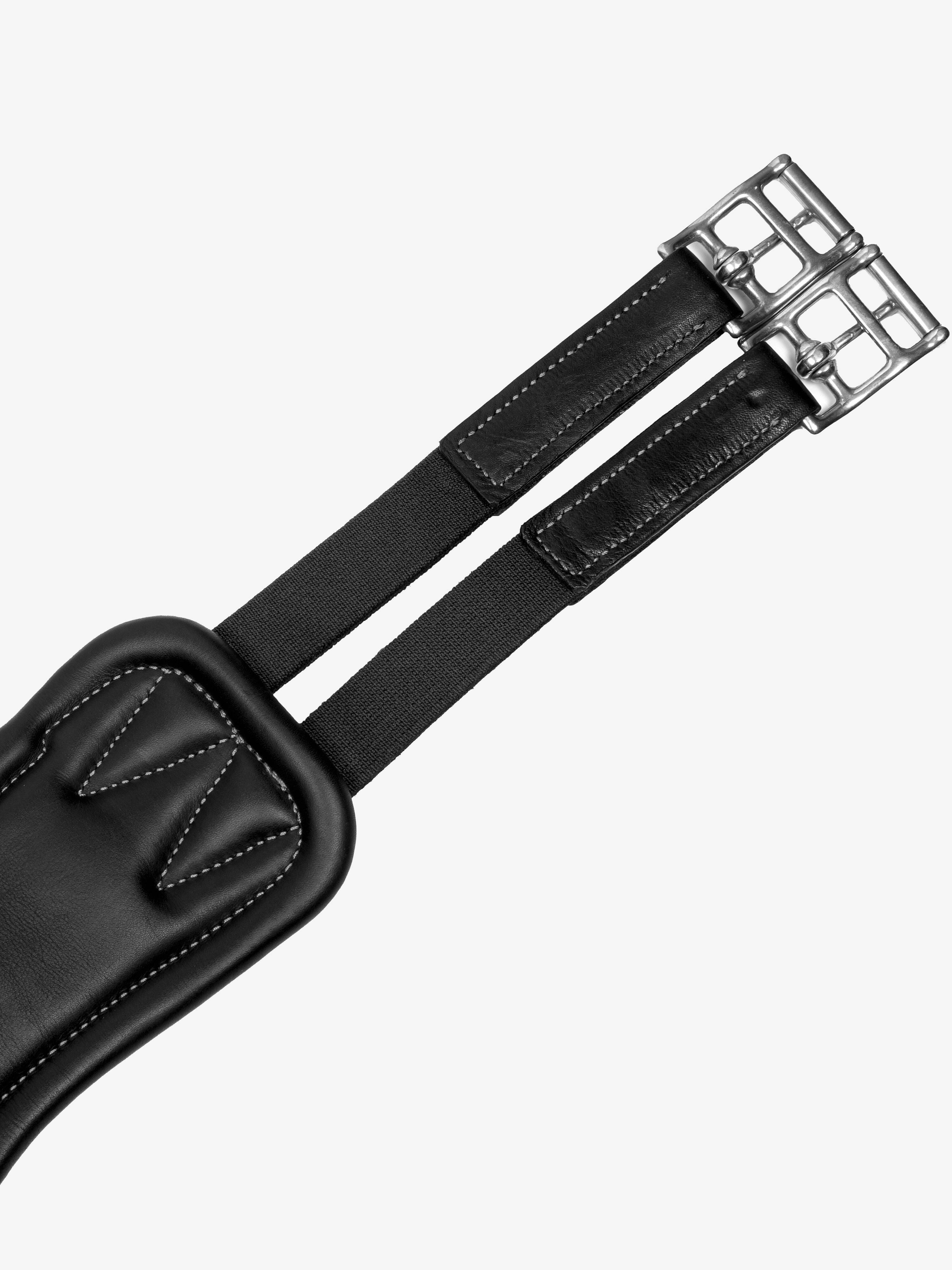 Gel-Tek Anatomic Long Stud Girth with Magnet Black Horse