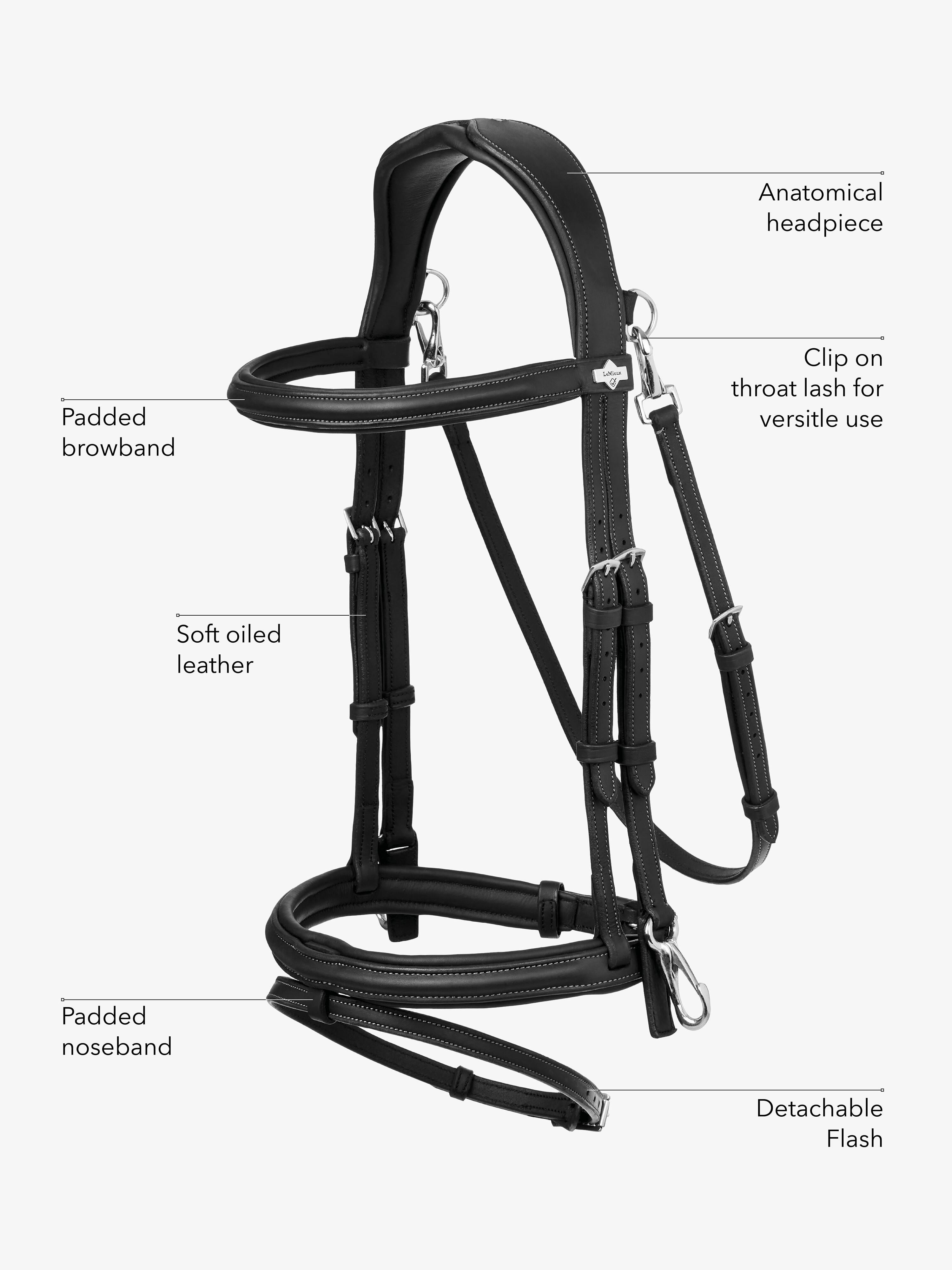 Kudos Work Bridle Black New